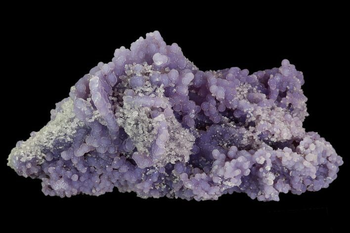 Purple, Botryoidal Grape Agate With Quartz - Indonesia #109428